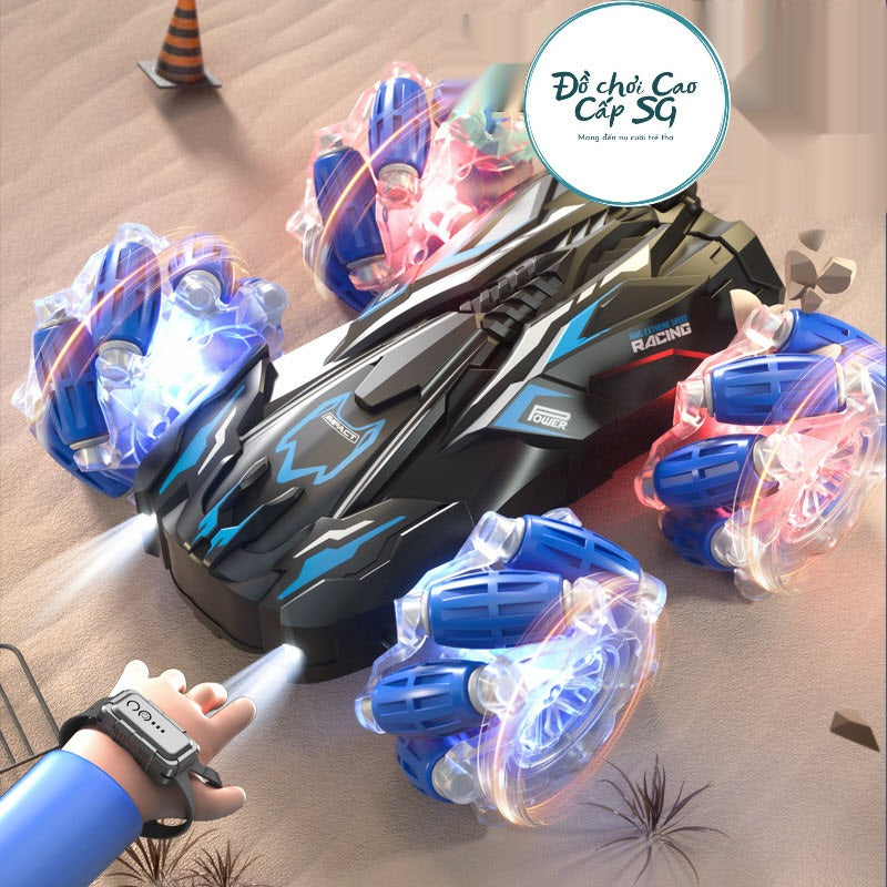 <h2>Carro RC Off-Road Stunt com Rotação 360° e Luzes – Drift 4 Rodas, Presente de Aniversário Modelo 2024</h2>