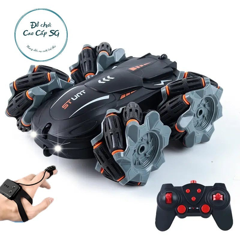 <h2>Carro RC Off-Road Stunt com Rotação 360° e Luzes – Drift 4 Rodas, Presente de Aniversário Modelo 2024</h2>