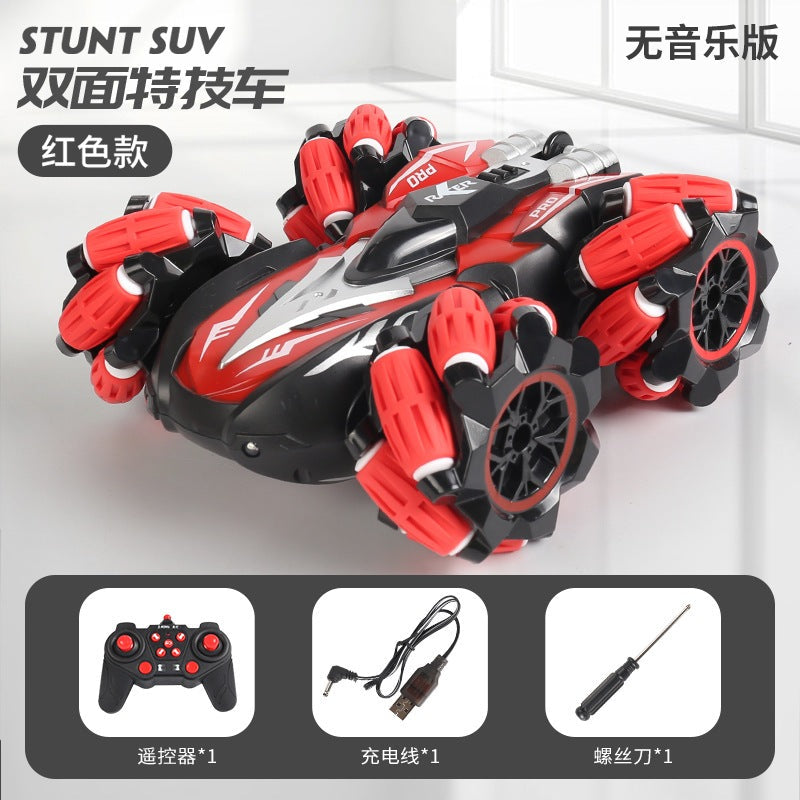 <h2>Carro RC Off-Road Stunt com Rotação 360° e Luzes – Drift 4 Rodas, Presente de Aniversário Modelo 2024</h2>