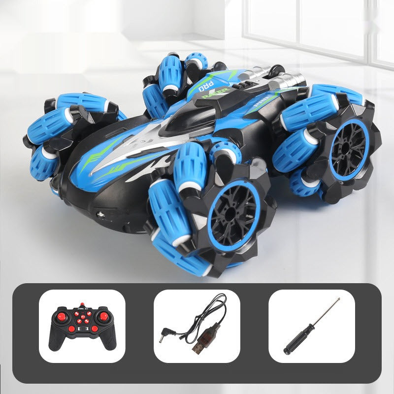<h2>Carro RC Off-Road Stunt com Rotação 360° e Luzes – Drift 4 Rodas, Presente de Aniversário Modelo 2024</h2>